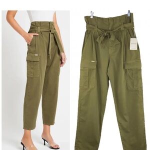 MOTHER “The Greaser Paper-Bag Pleated Cargo Ankle”